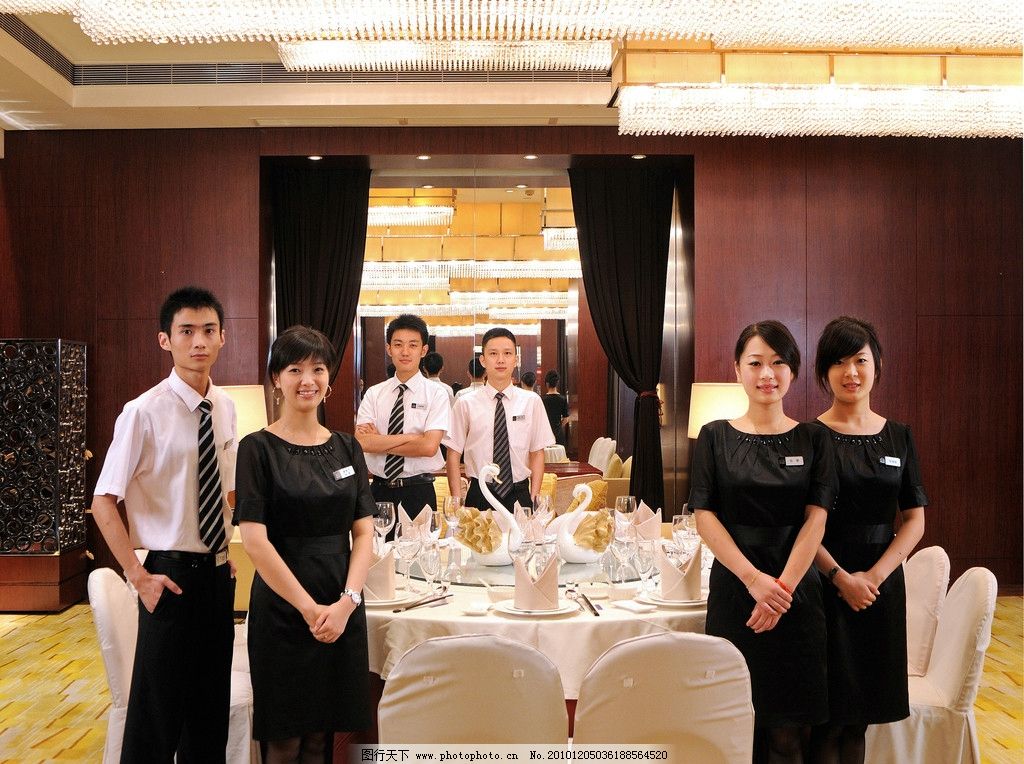 餐饮豪华团队 彰显专业与品质的服务形象